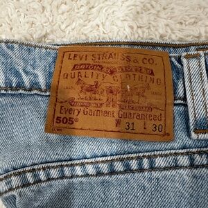 Levi's Blue Straight Jeans Classic Style